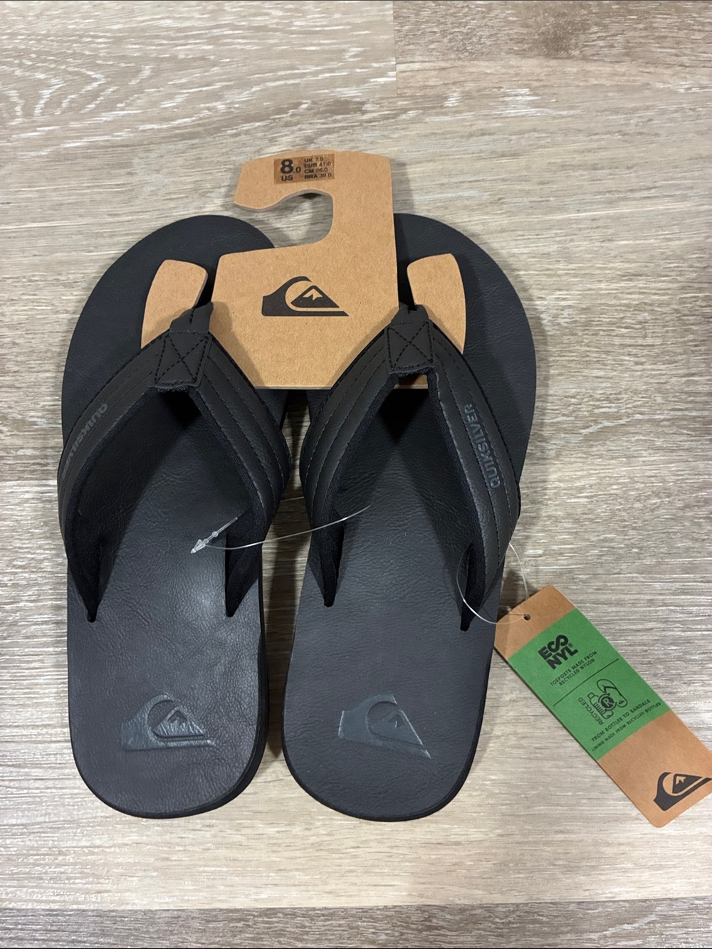 Quiksilver Black Men's Econyl Slippers